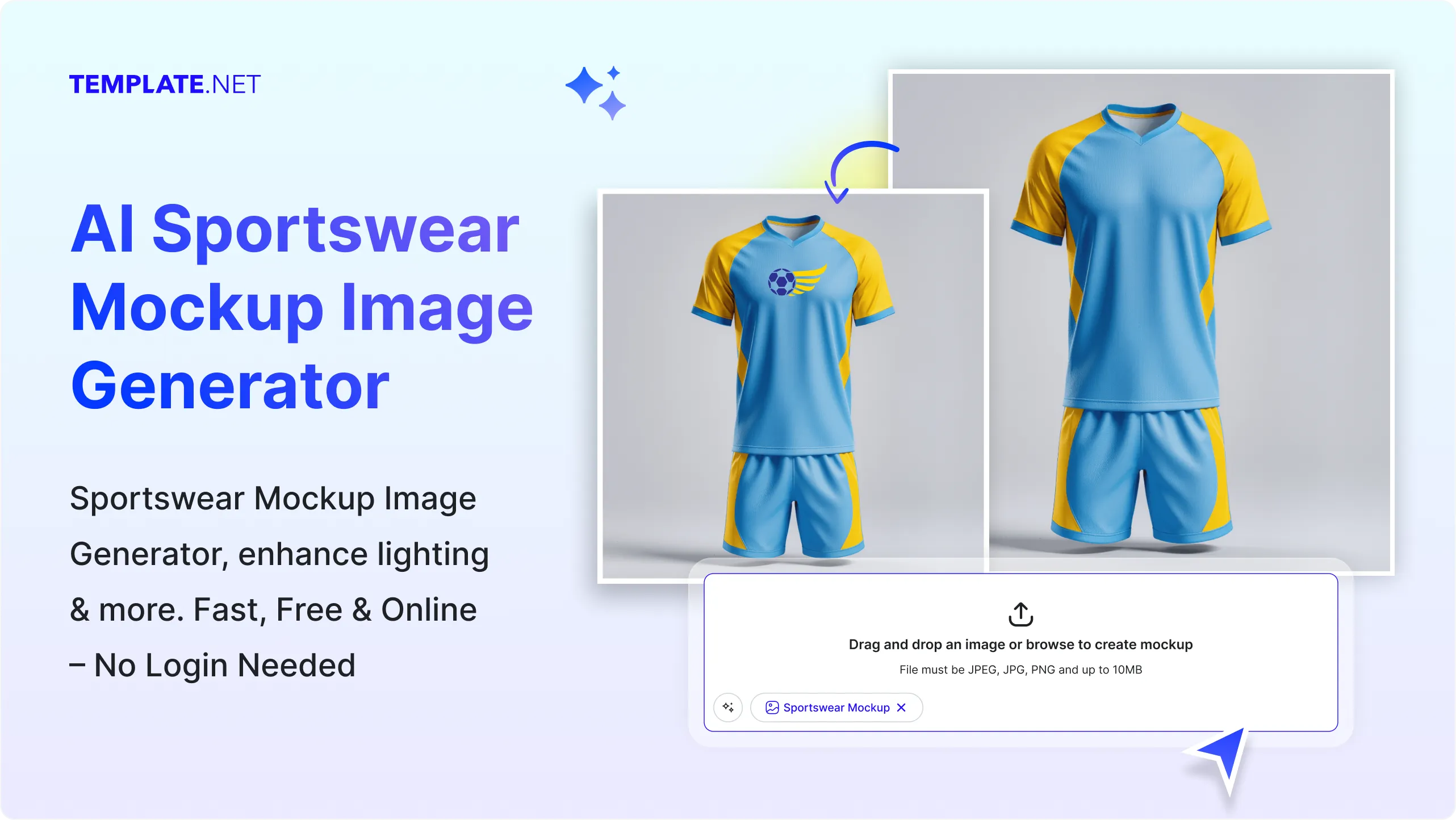 Free AI Sportswear Mockup Image Generator, Free AI Sportswear Mockup Maker Online